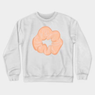 Peach Scrunchie Crewneck Sweatshirt